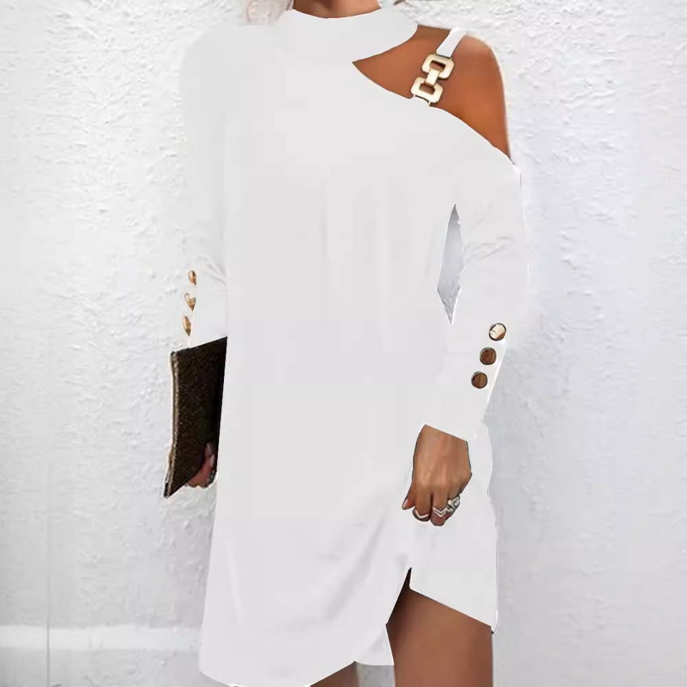 Janine Cold Shoulder Party Mini Dress_4