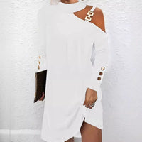 Janine Cold Shoulder Party Mini Dress