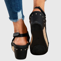 Ingrid Peep Toe Wedge Orthopedic Sandals