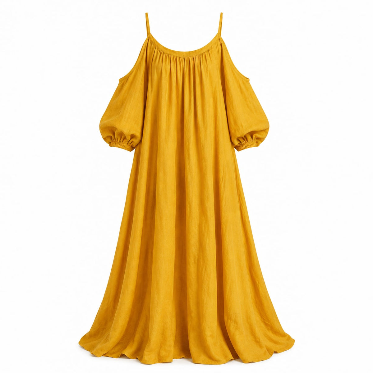 Jenny Boho Cold Shoulder Maxi Dress