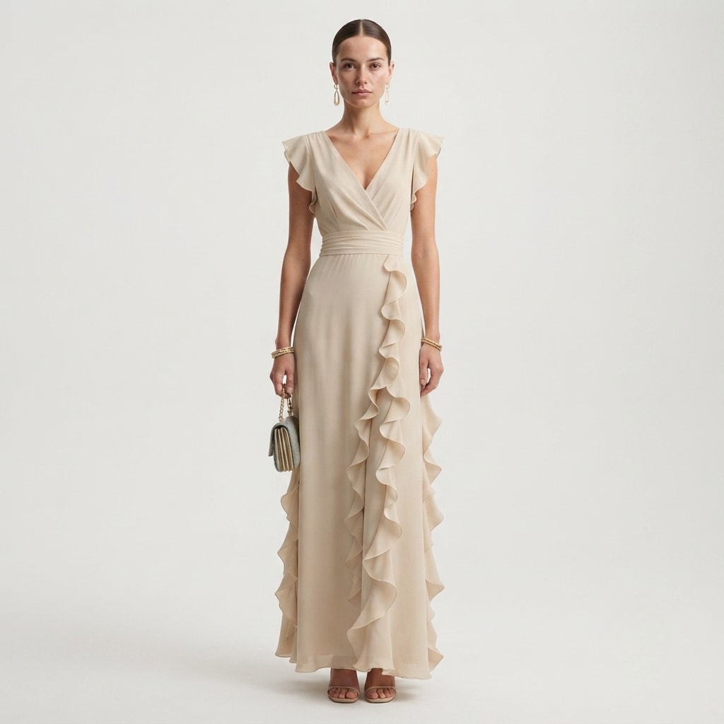 Fiona Ruffle Wedding Guest Maxi Dress_1