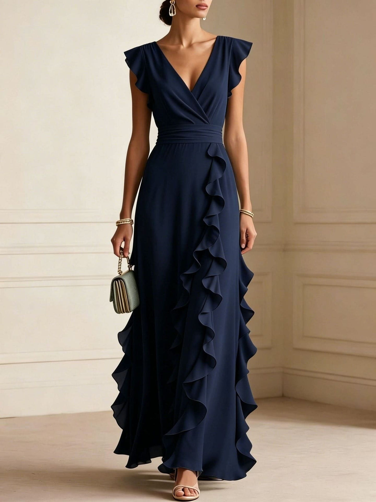 Fiona Ruffle Wedding Guest Maxi Dress_12