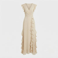 Fiona Ruffle Wedding Guest Maxi Dress