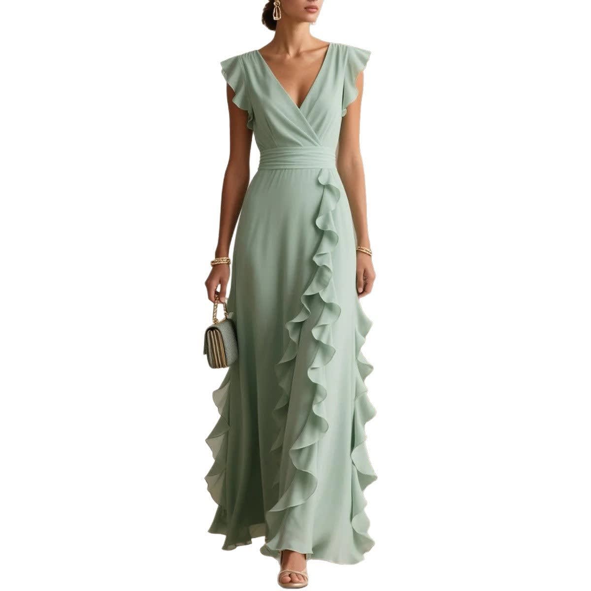 Fiona Ruffle Wedding Guest Maxi Dress_7