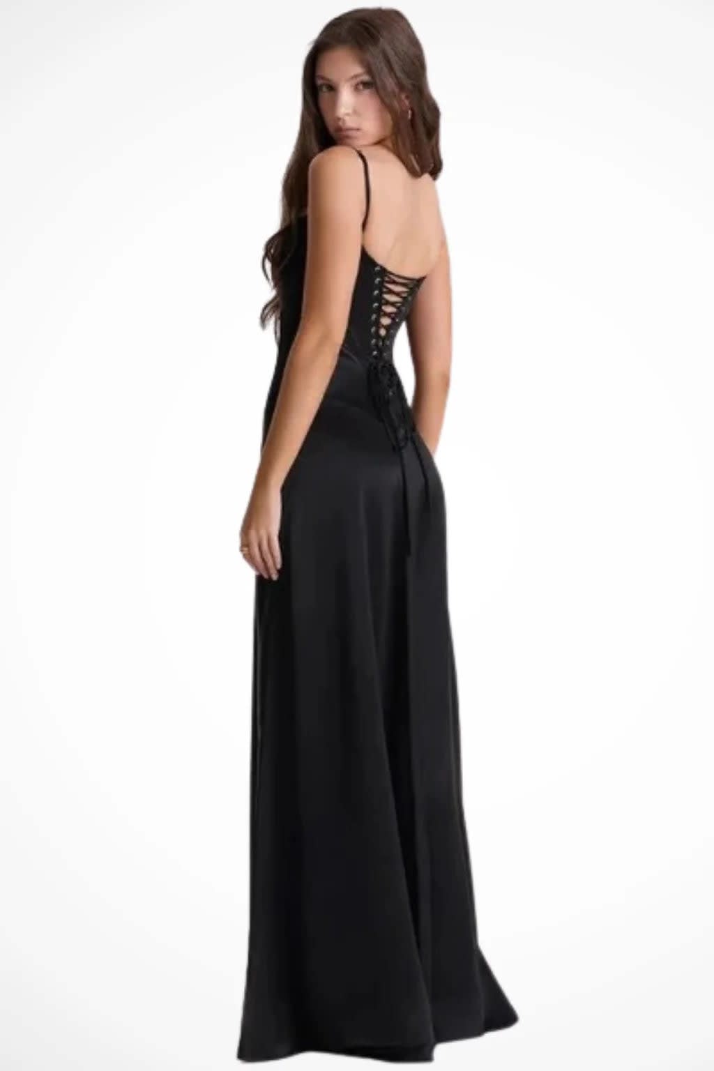 Colette Square Neck Wedding Guest Maxi Dress with Corset Back_51