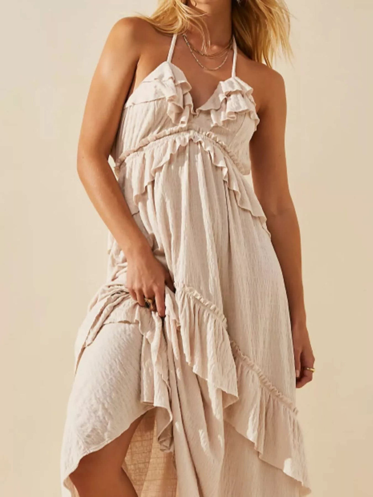 Amalia Tiered Ruffle Maxi Dress