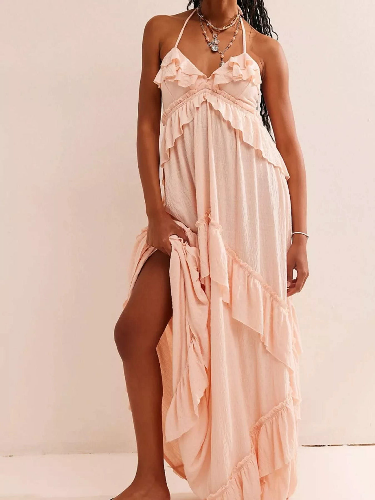 Amalia Tiered Ruffle Maxi Dress