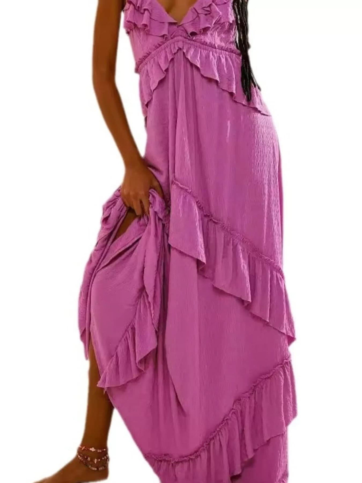 Amalia Tiered Ruffle Maxi Dress