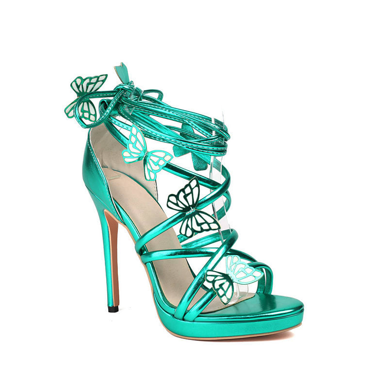 Jemima Ashford Butterfly Platform Heels