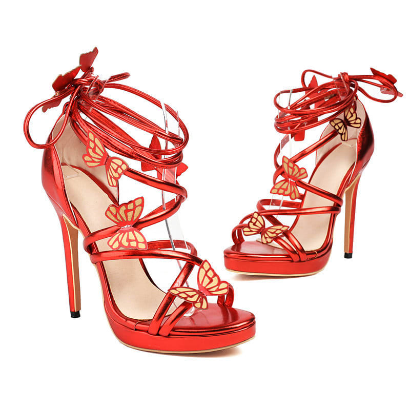 Jemima Ashford Butterfly Platform Heels