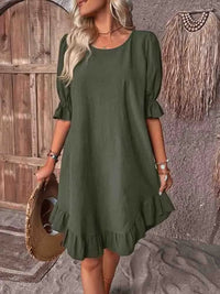 Maisy Ruffle Hem Summer Dress
