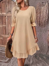 Maisy Ruffle Hem Summer Dress