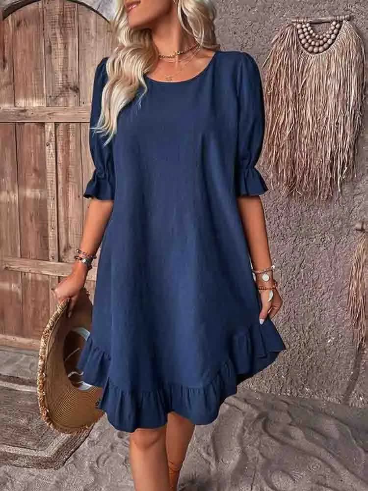 Maisy Ruffle Hem Summer Dress