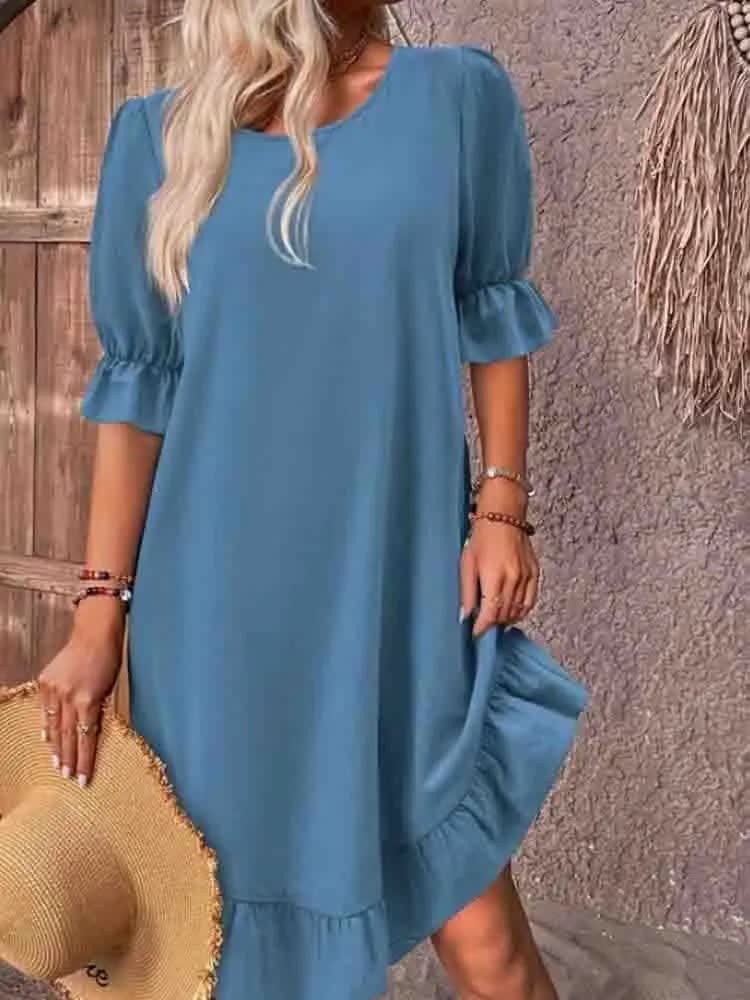 Maisy Ruffle Hem Summer Dress