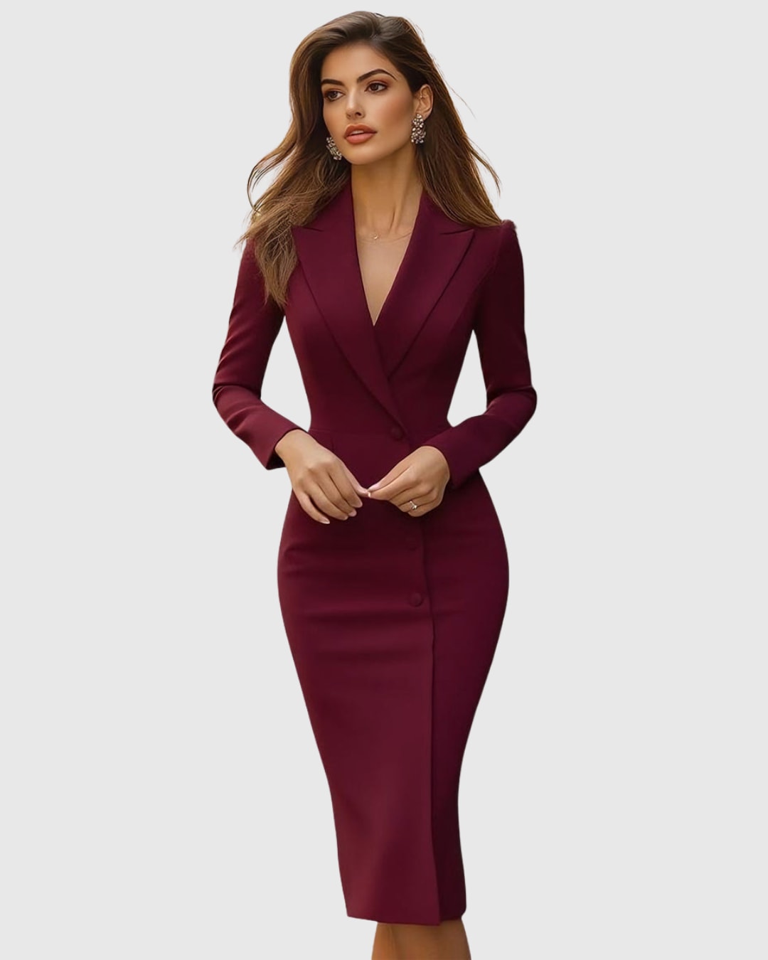 Lenna Tailored Blazer Midi Dress_10