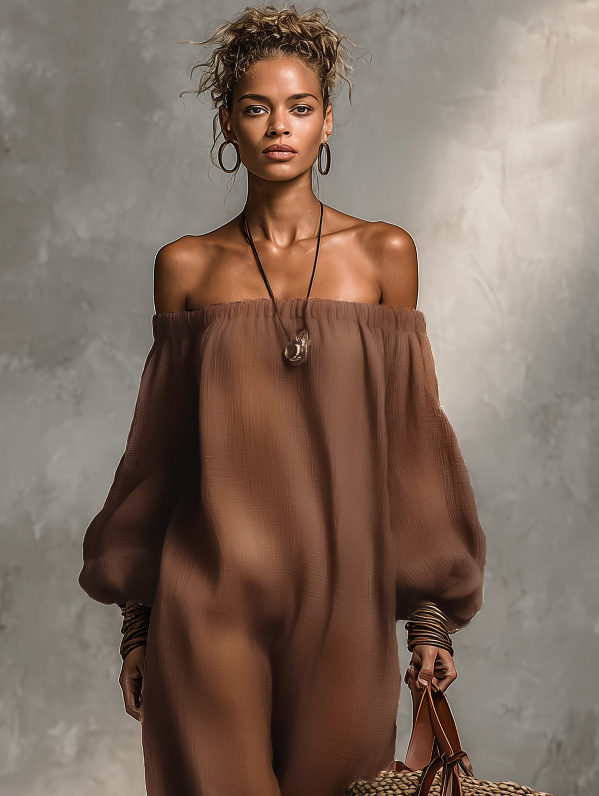 Eliana Off-Shoulder Long Sleeve Harem Jumpsuit_2