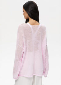 Xiana Sheer Open Knit Sweater