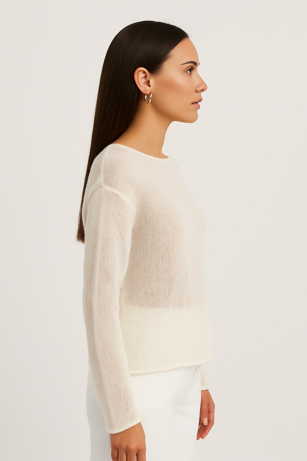 Lowanna Lightweight Boat Neck Knit Sweater