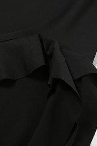 Joan Strapless Ruffle Evening Dress