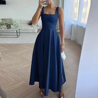 Tilly Sleeveless Square Neck A-Line Maxi Dress