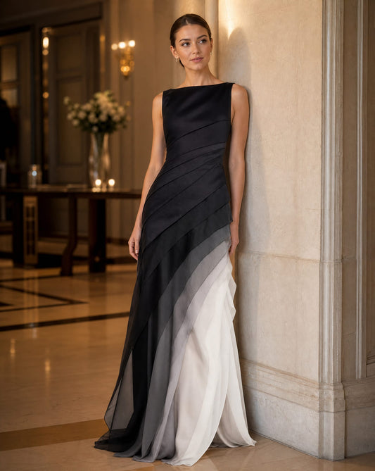 Nina Sleeveless Satin Gown_1