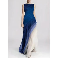 Nina Sleeveless Satin Wedding Guest Dress