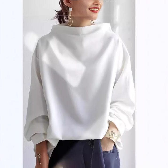 Merindah Relaxed Fit High Neck Top_3