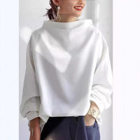 Merindah Relaxed Fit High Neck Top