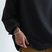 Merindah Relaxed Fit High Neck Top