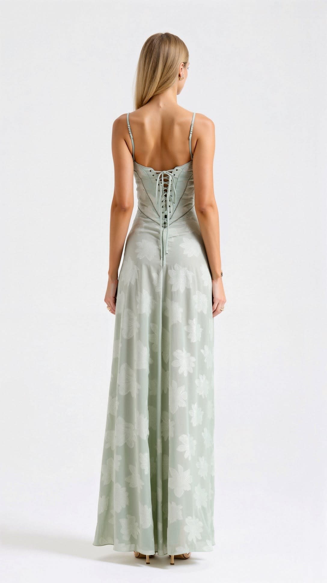Shannon Lace Bustier Wedding Guest Maxi Dress_6