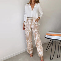 Beatrice Cole Tailored Patterned Trouser Co-Ord Set