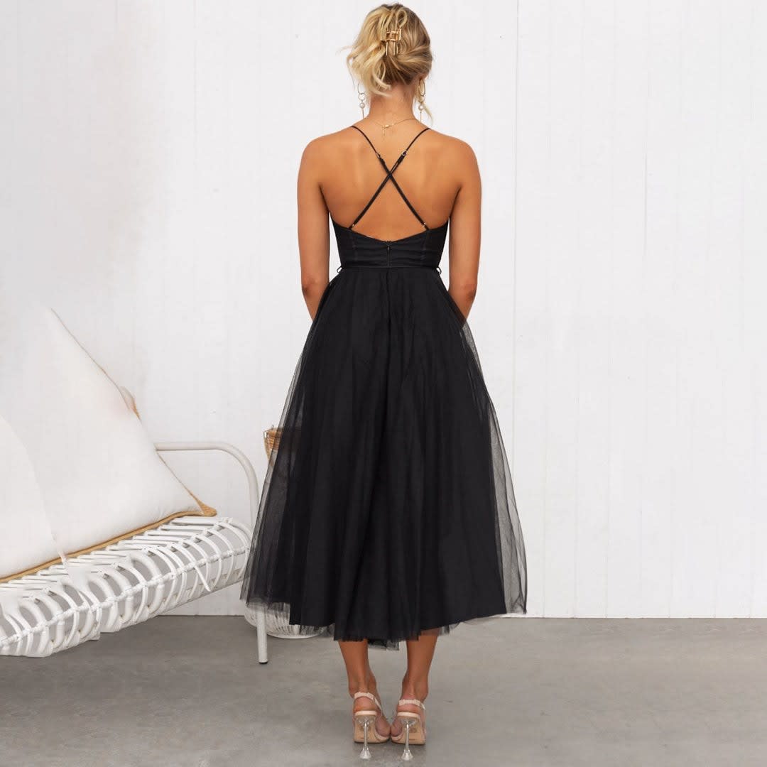 Heather Tulle Bustier Midi Dress_4