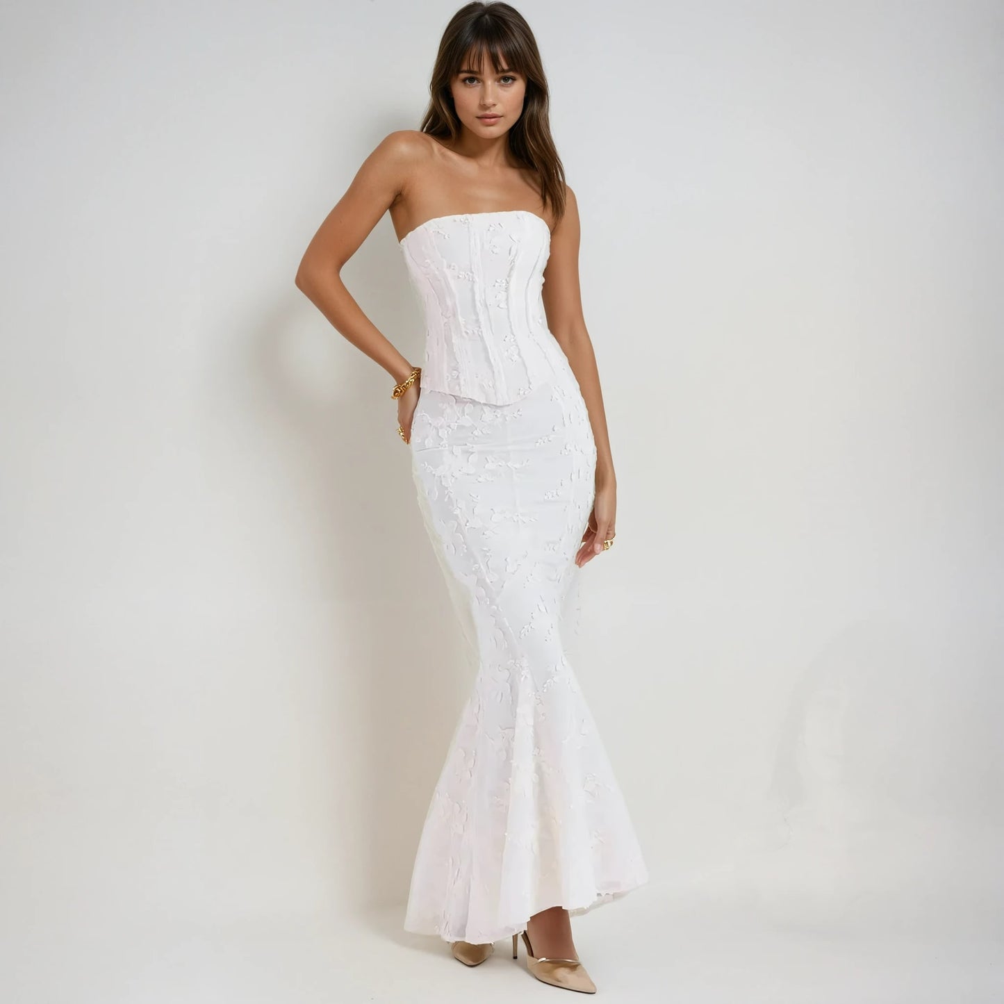 Jean Strapless Embroidered Wedding Guest Maxi Dress_1