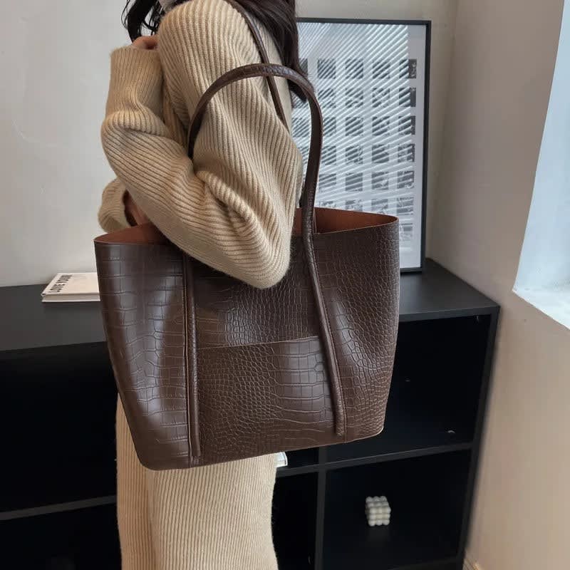 Ophira Croc Embossed Tote Bag_1