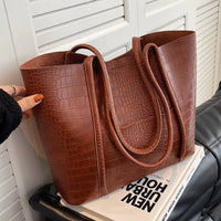 Ophira Croc Embossed Tote Bag