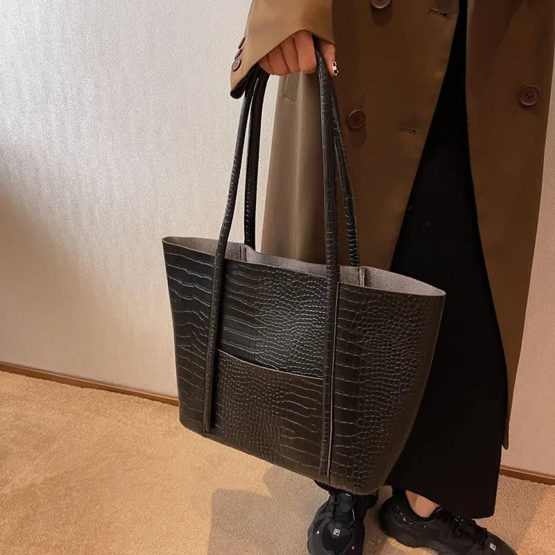 Ophira Croc Embossed Tote Bag_8