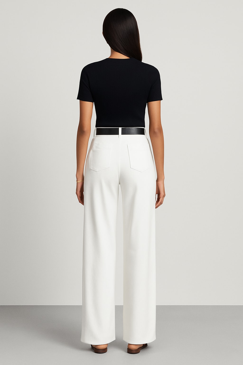 Keeva High Waisted Wide Leg Trousers