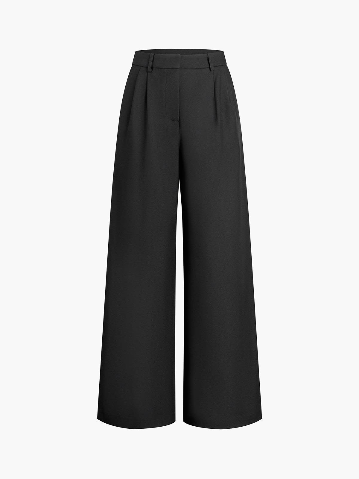 Keeva High Waisted Wide Leg Trousers_5