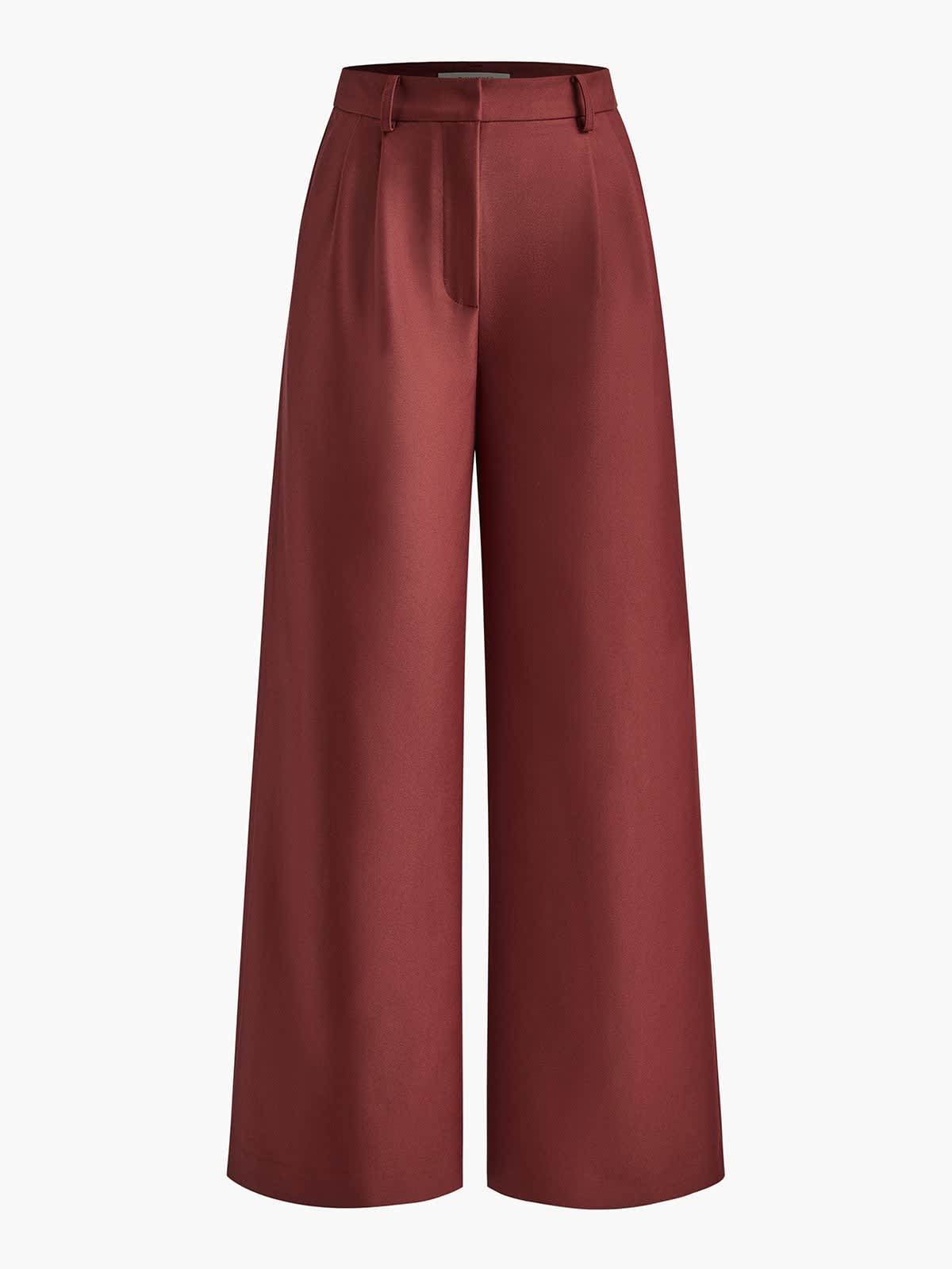 Keeva High Waisted Wide Leg Trousers