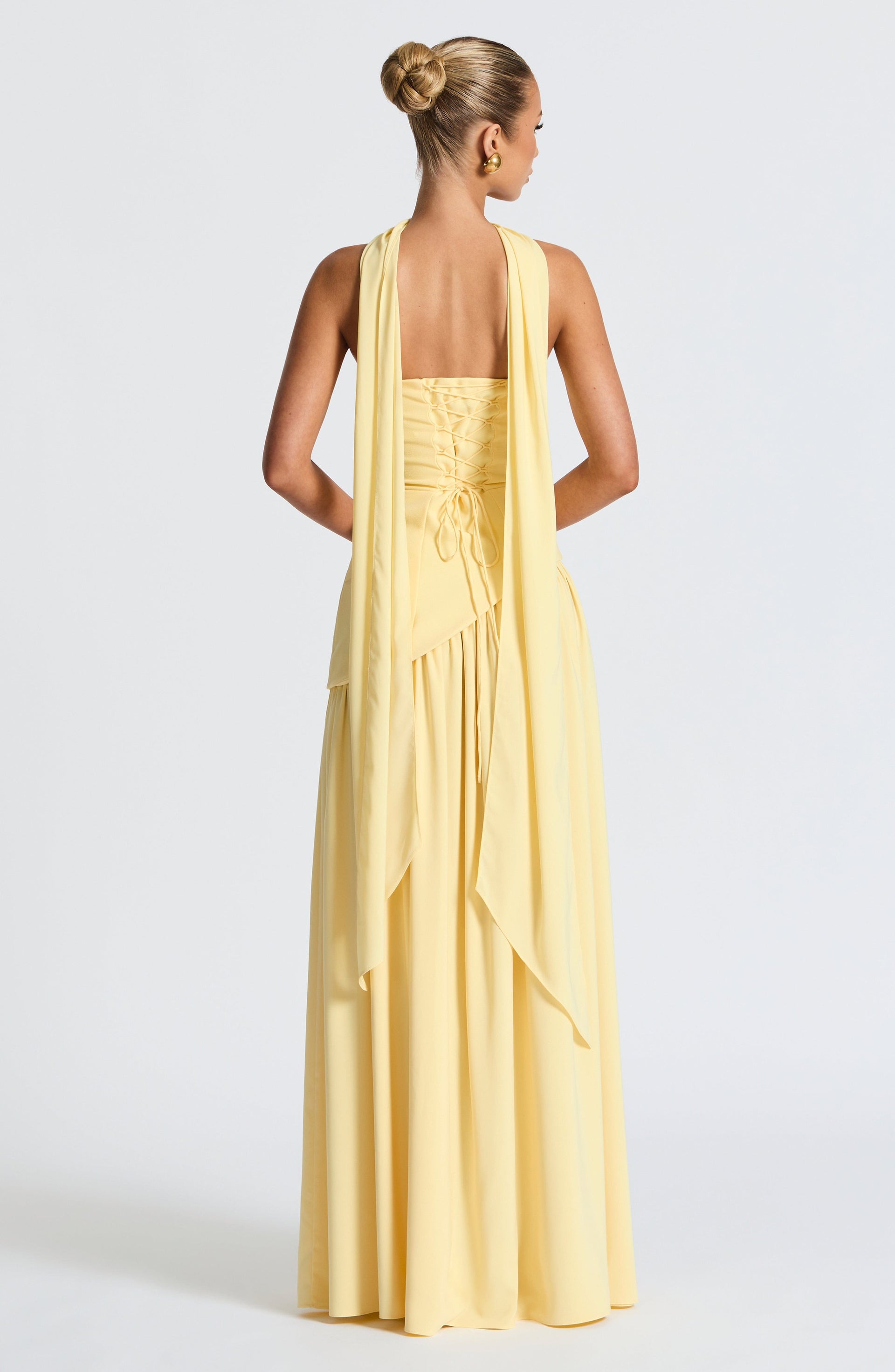 Arwen Strapless High Slit Maxi Dress