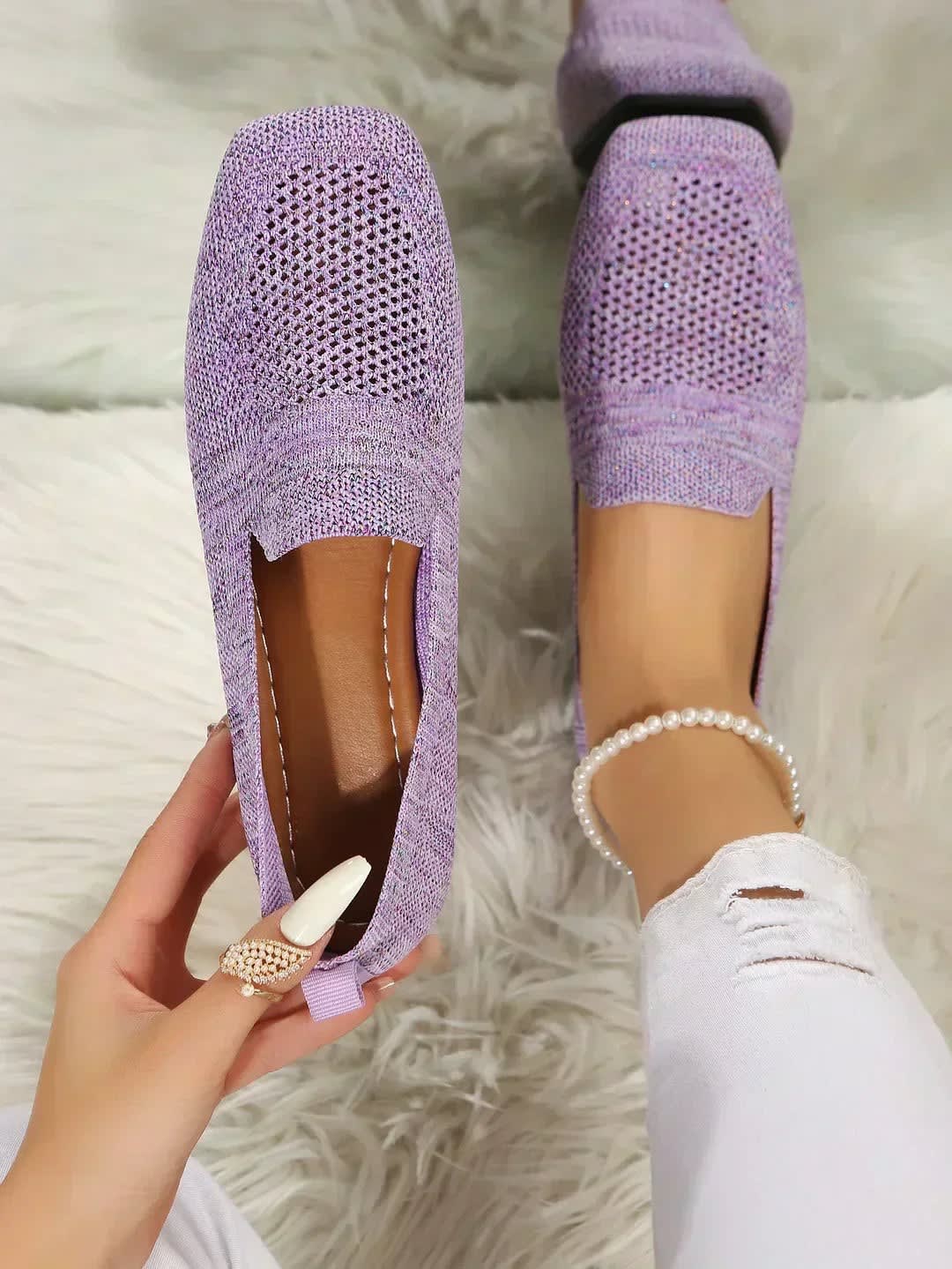 Daphne Slip-On Knit Orthopedic Shoes_4