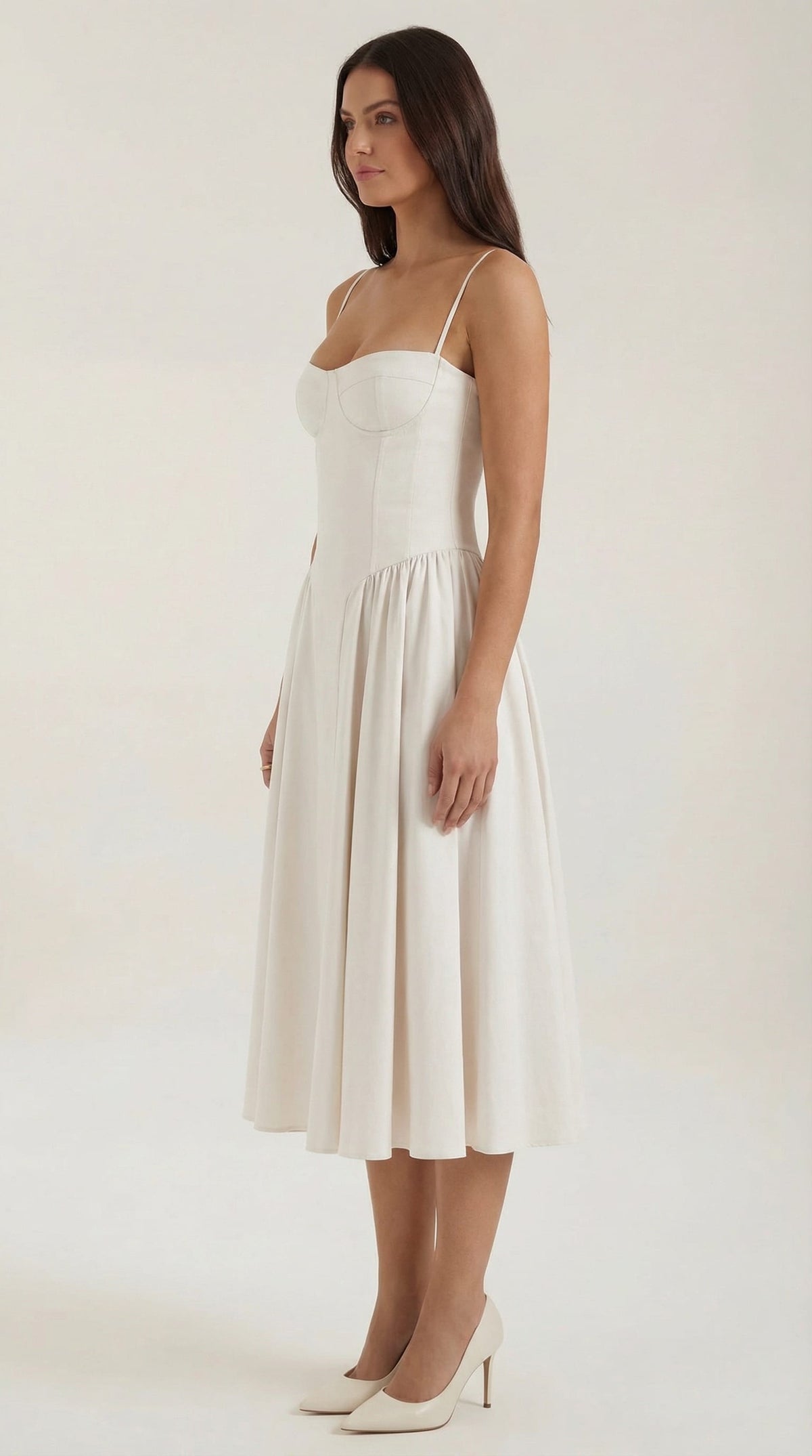 Karina Floral Corset Midi Dress_12