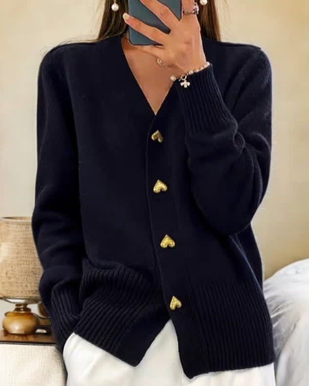 Serafina V-Neck Button Front Cardigan_6