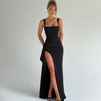 Laurel Ruched Bodycon High Slit Homecoming Dress