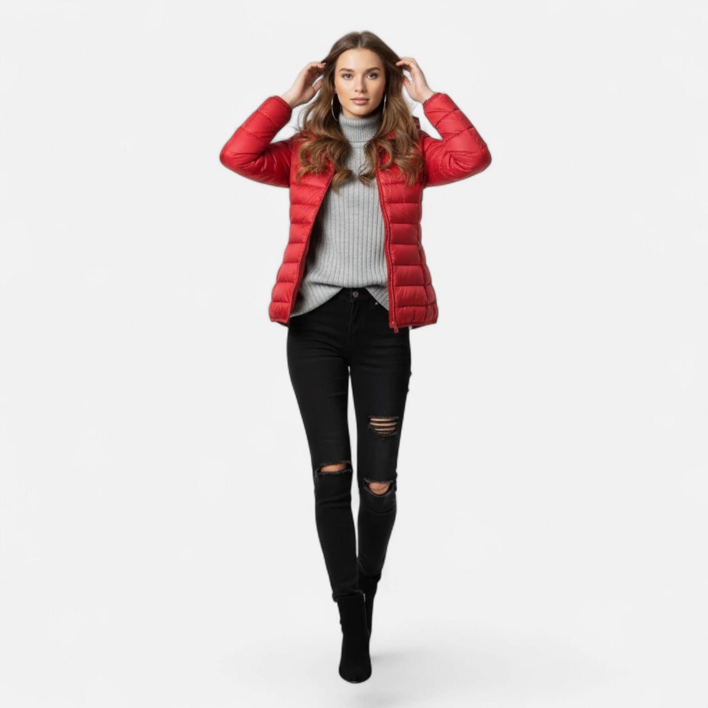 Rosie Lightweight Down Puffer Jacket_9