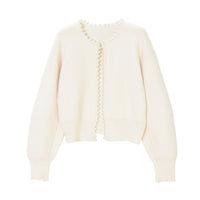 Kylie Pearl Trim Knit Cardigan