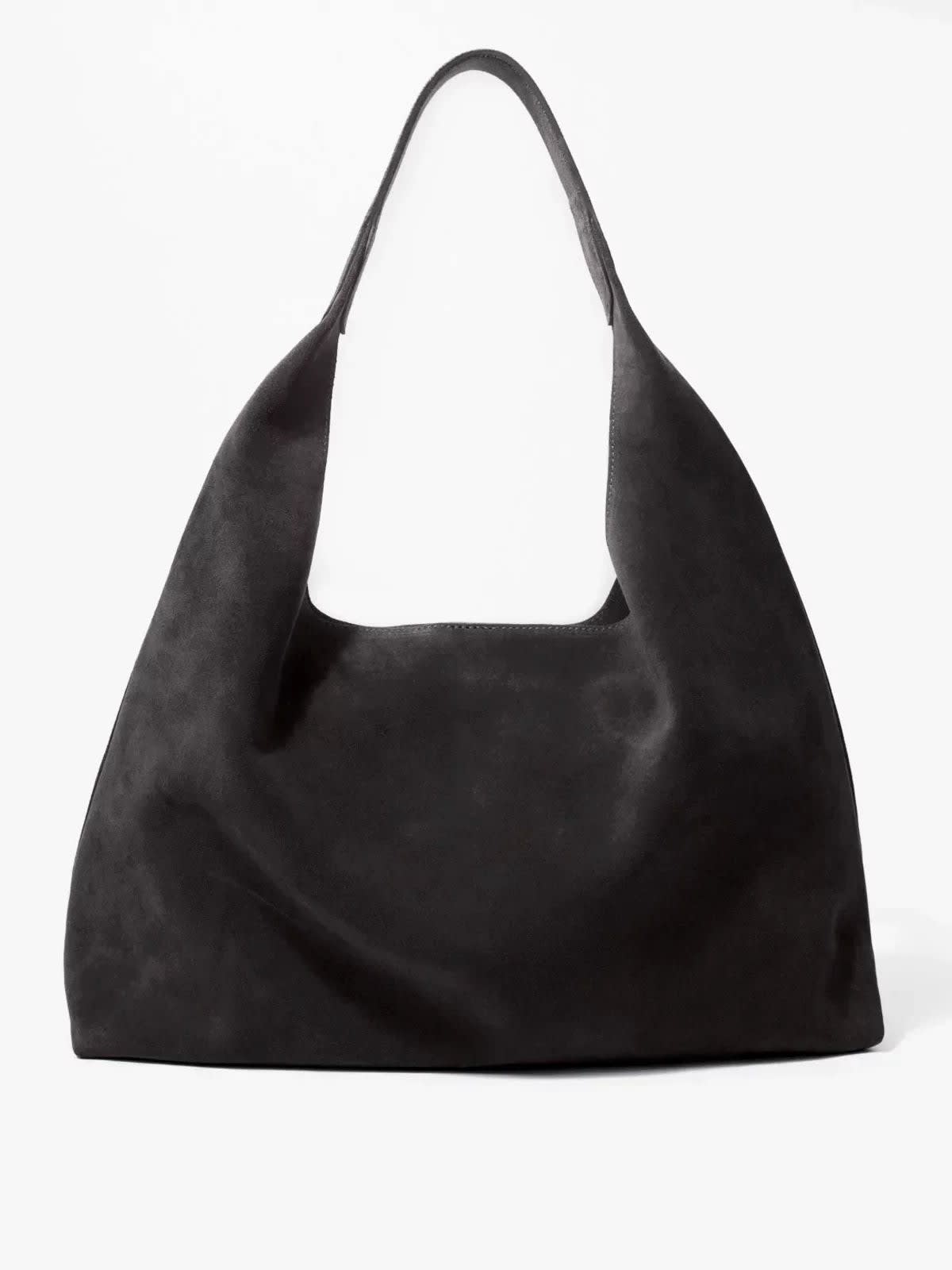 Nia Vegan Suede Slouchy Tote Bag