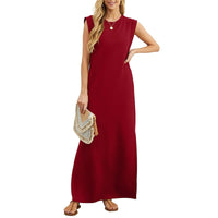 Nicola Sleeveless Maxi Dress with Pockets
