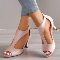 Octavia T-Strap Open Toe Orthopedic Heels