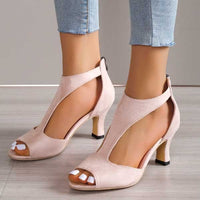 Octavia T-Strap Open Toe Orthopedic Heels